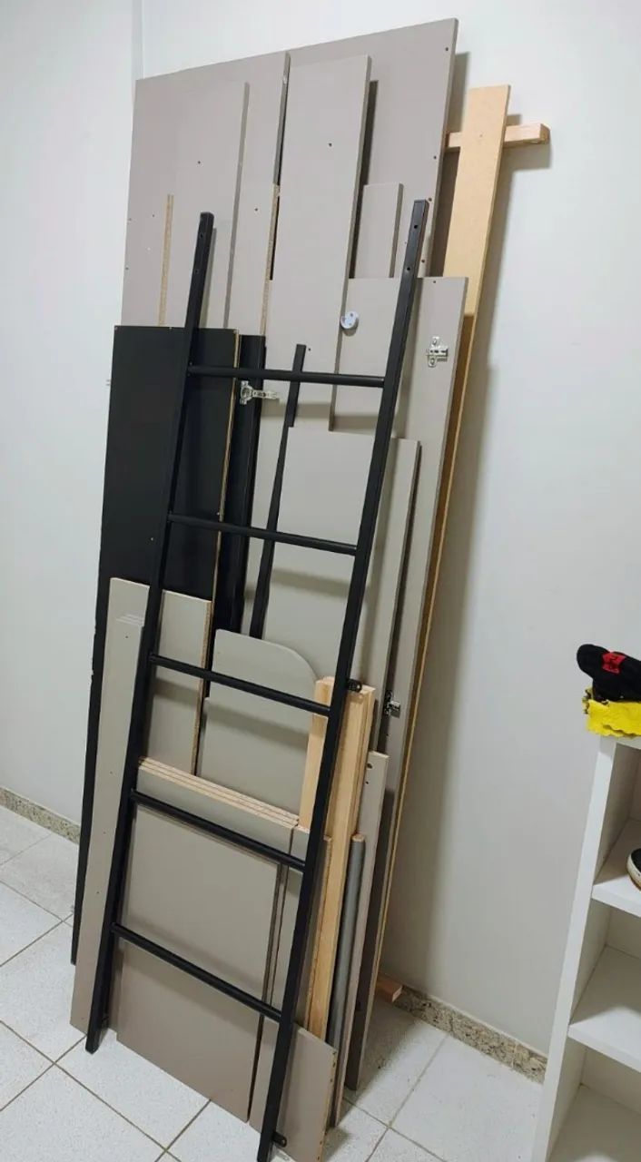 BELICHE GAMER POLITORNO COM ÁREA DE TRABALHO E COM COLCHÃO USADO - Foto 3