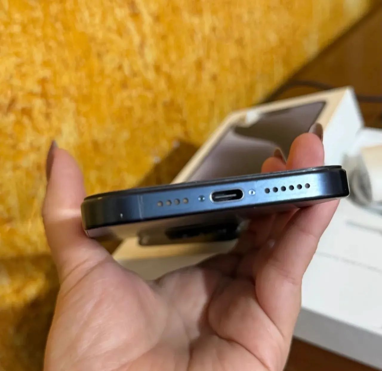 iPhone 15 pro max 256gb azul  - Foto 4