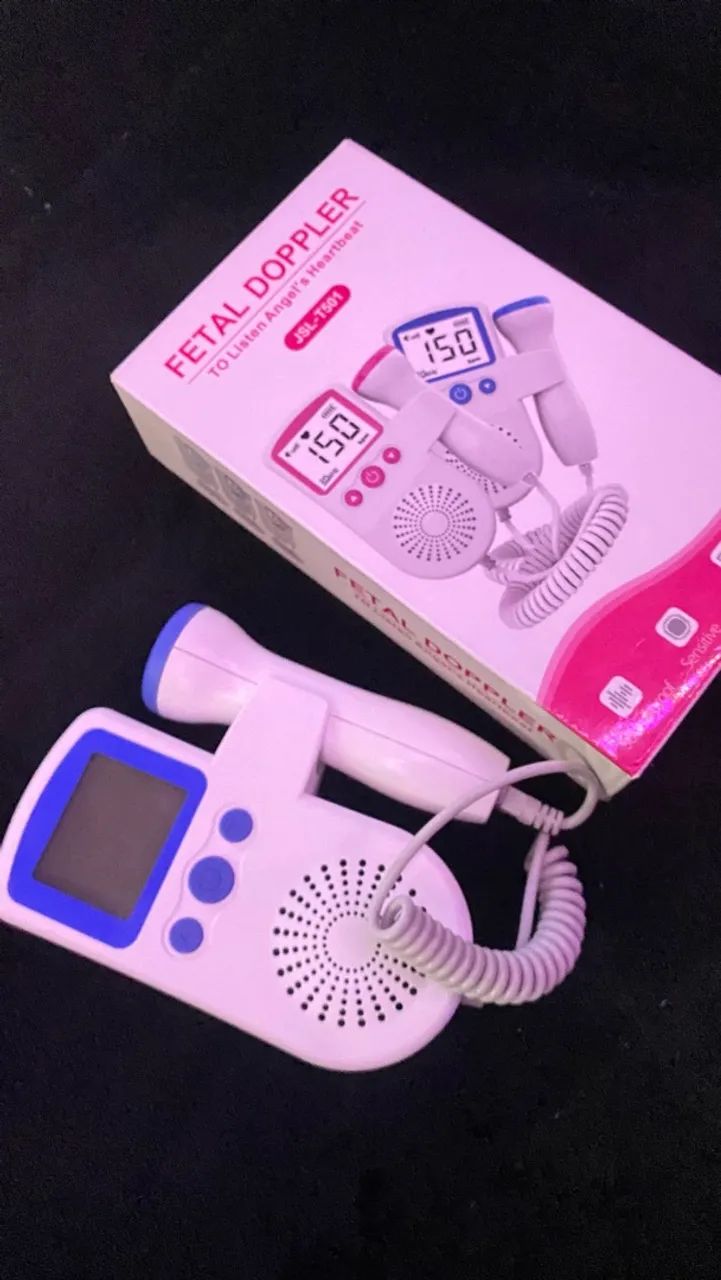 Sonar Fetal Doppler Ouvir Batimentos Grávida Bebê - Foto 2