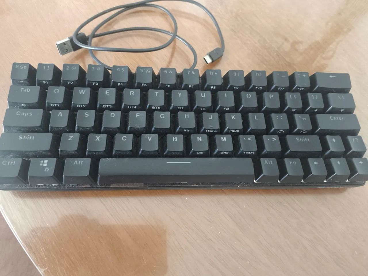 teclado blitzwolf bw-kb1 75% preto - Foto 2