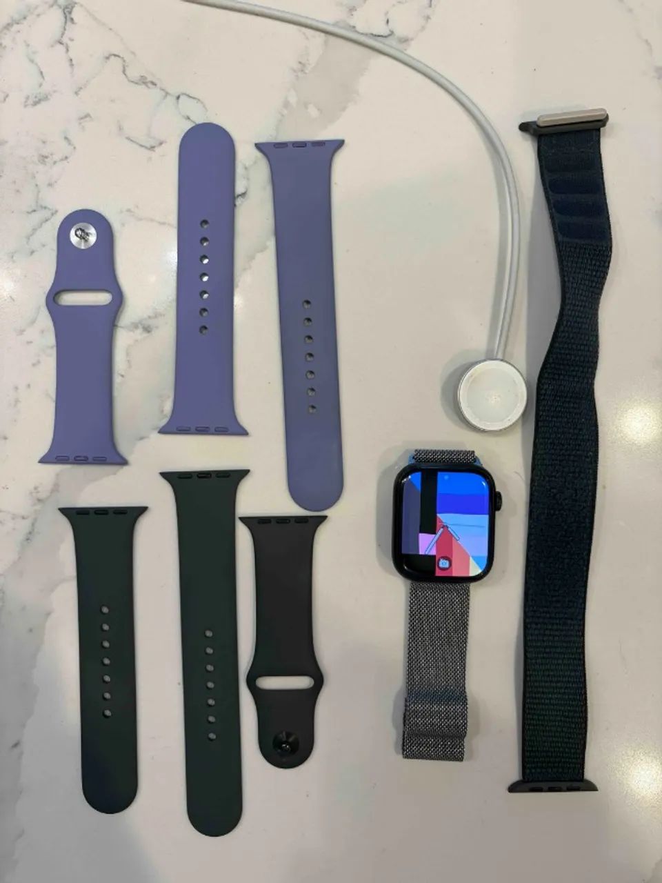 Apple Watch 7 Gps + Cellular, 45mm Caixa De Titanio - Foto 2