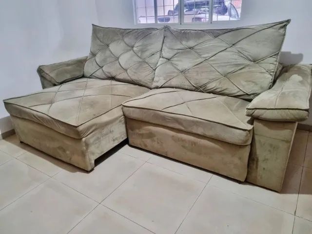 Sofá retrátil e reclinavel 