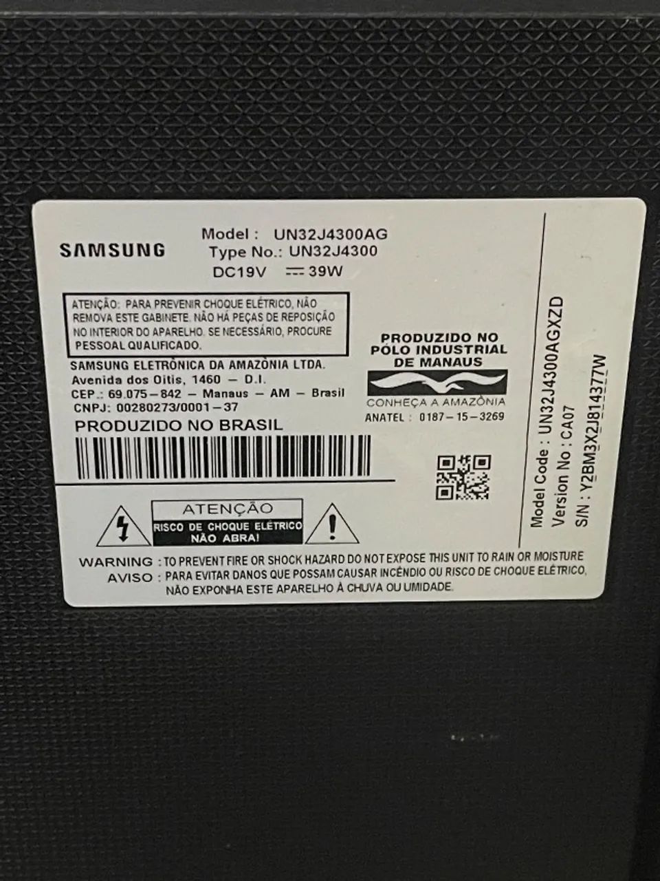 Tv Samsung 32? SMART - PAROU DE FUNCIONAR!!! - Foto 3