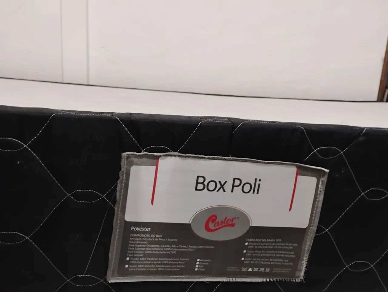 Cama Box de Solteiro - R$ 100,00