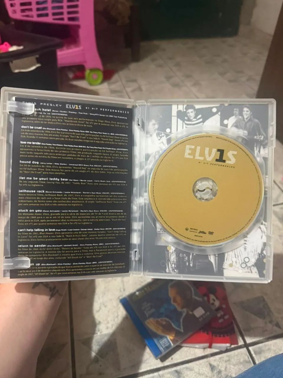 DVD Elvis #1 hits Perfomance original - Foto 4