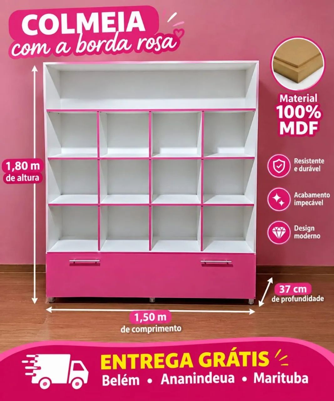 Colmeia rosa