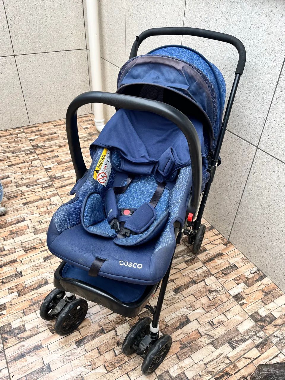 Bebê conforto com carrinho  - Foto 2