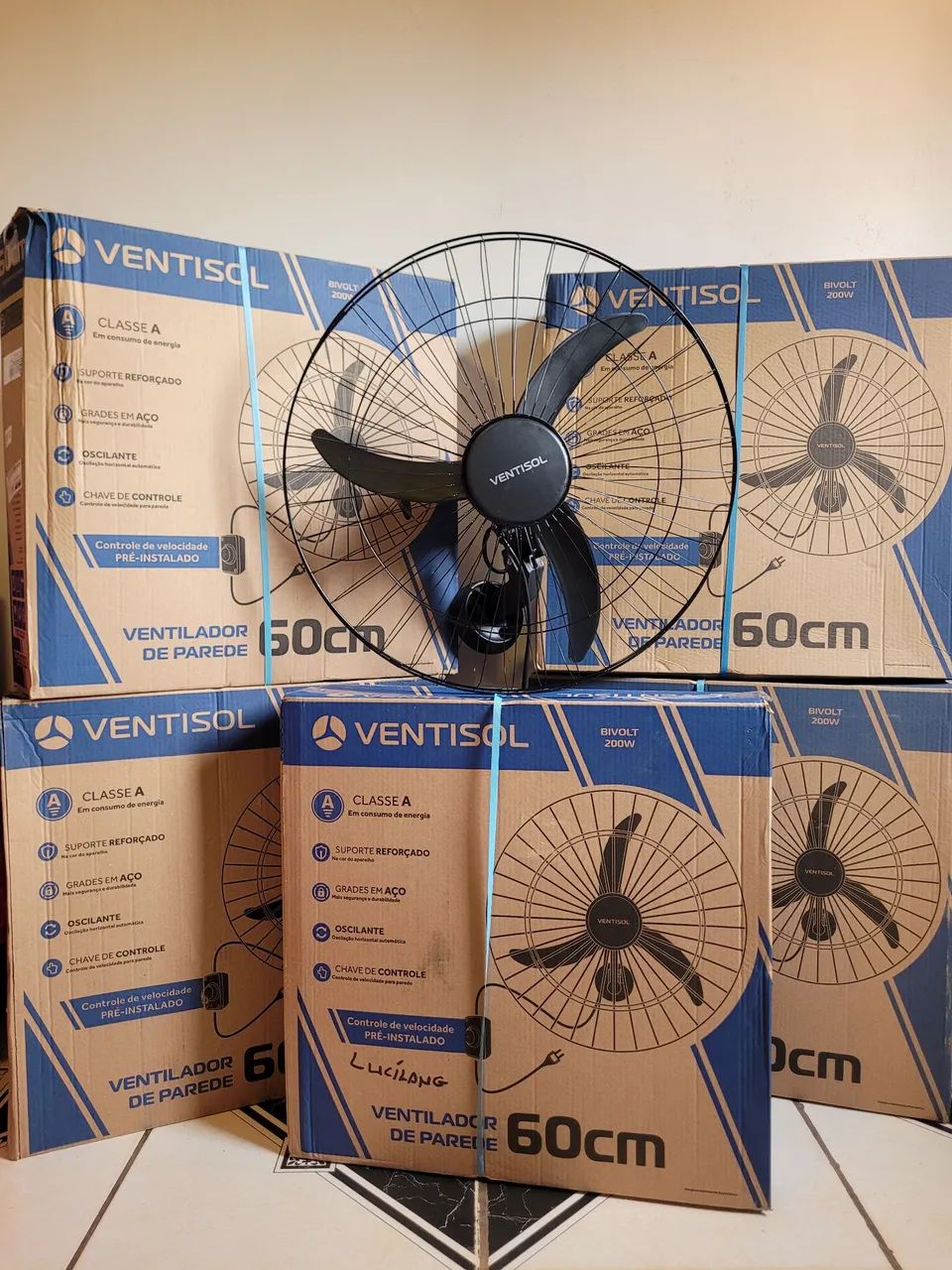 Ventilador parede 60cm