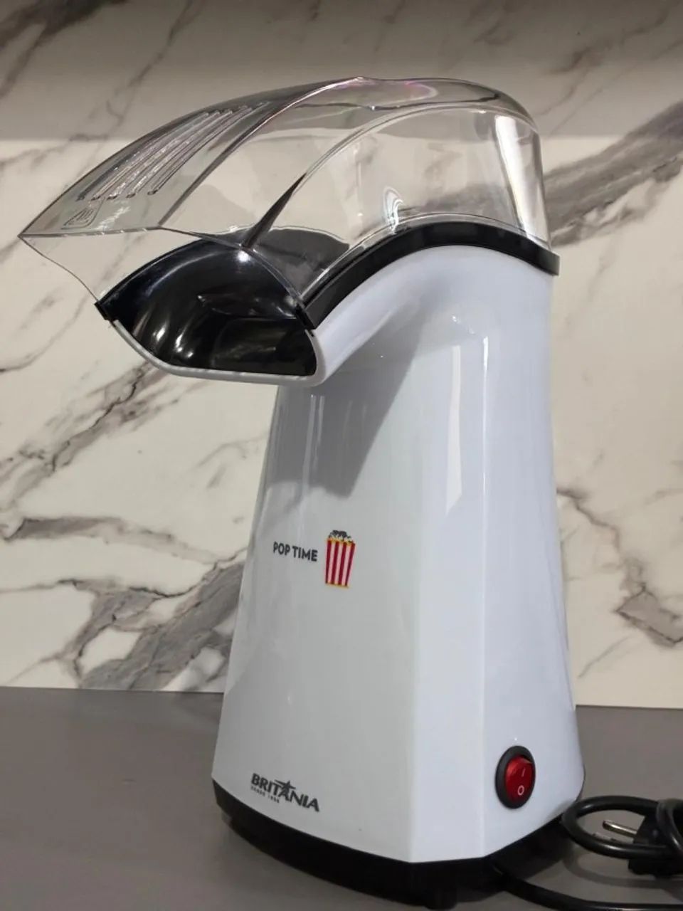 Pipoqueira Elétrica Sem Óleo Britânia Pop Time 1200W Rápida 127V - Foto 4