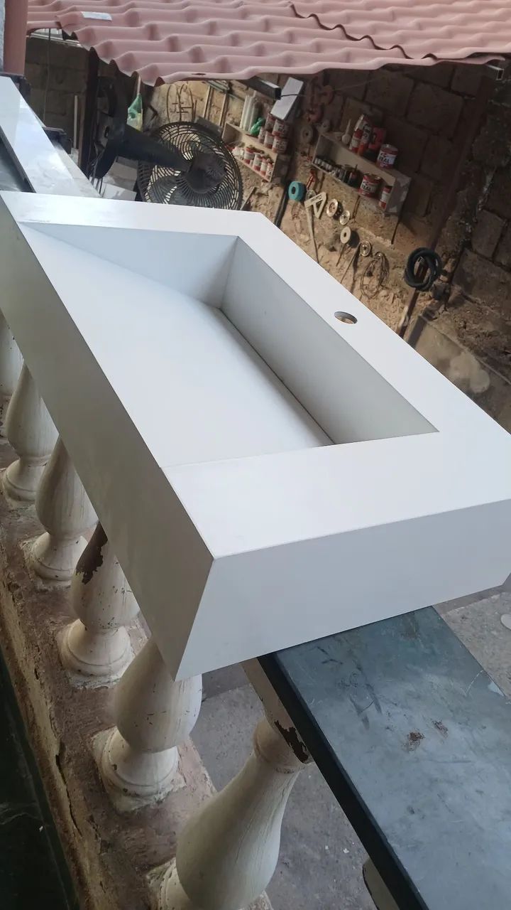 Bancada em porcelanato 