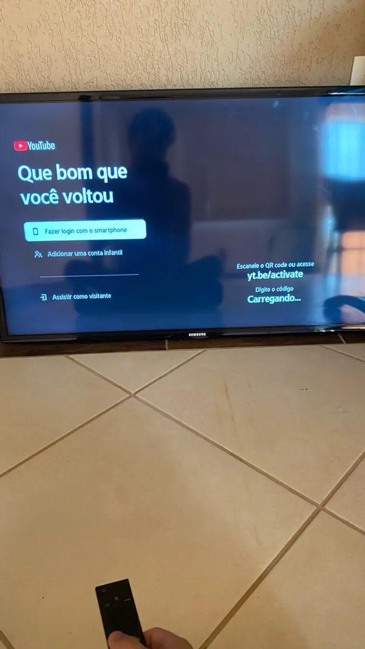 TV Samsung com smart 42 polegadas com controle novo zerado - Foto 2