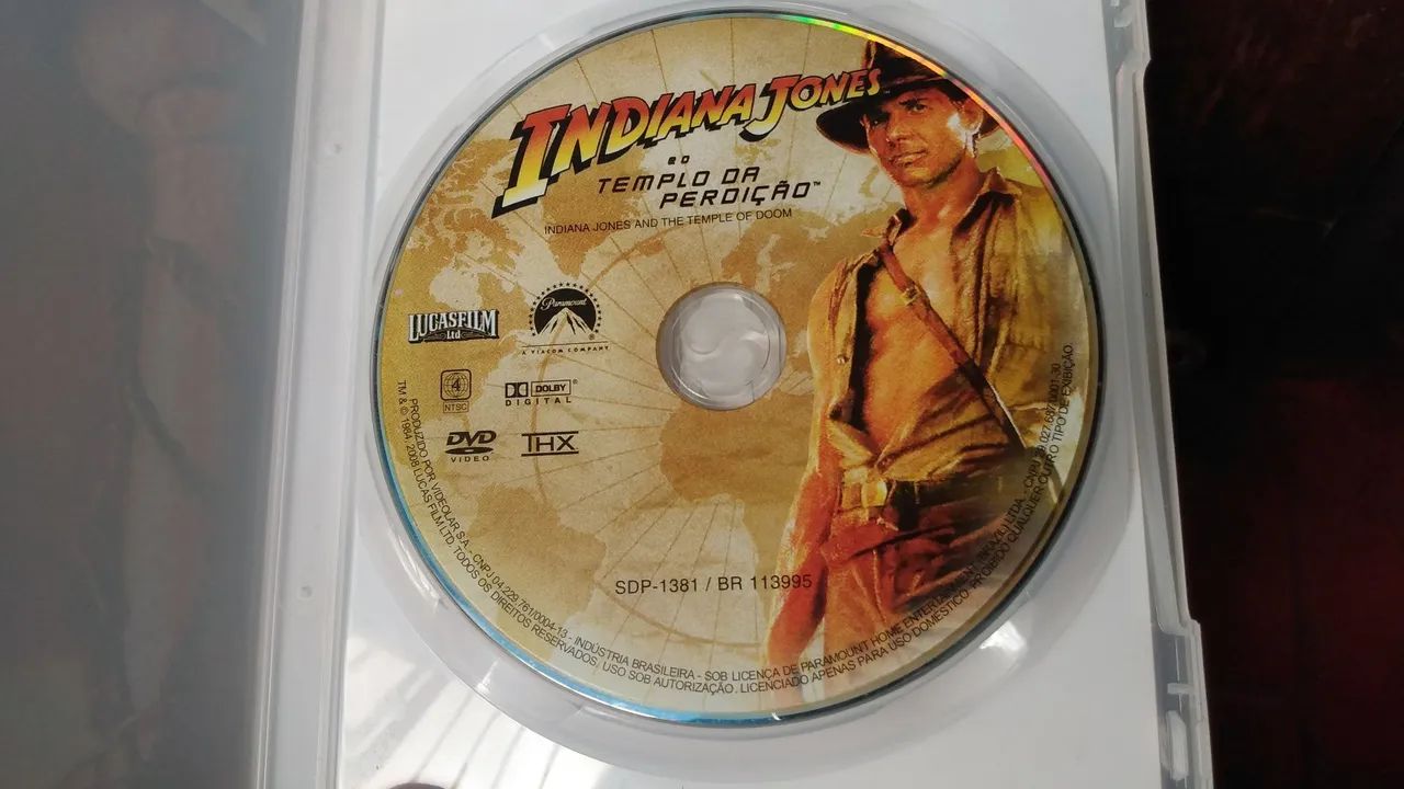 DVD original indiana jones vol. 2 ótimo estado.  - Foto 5