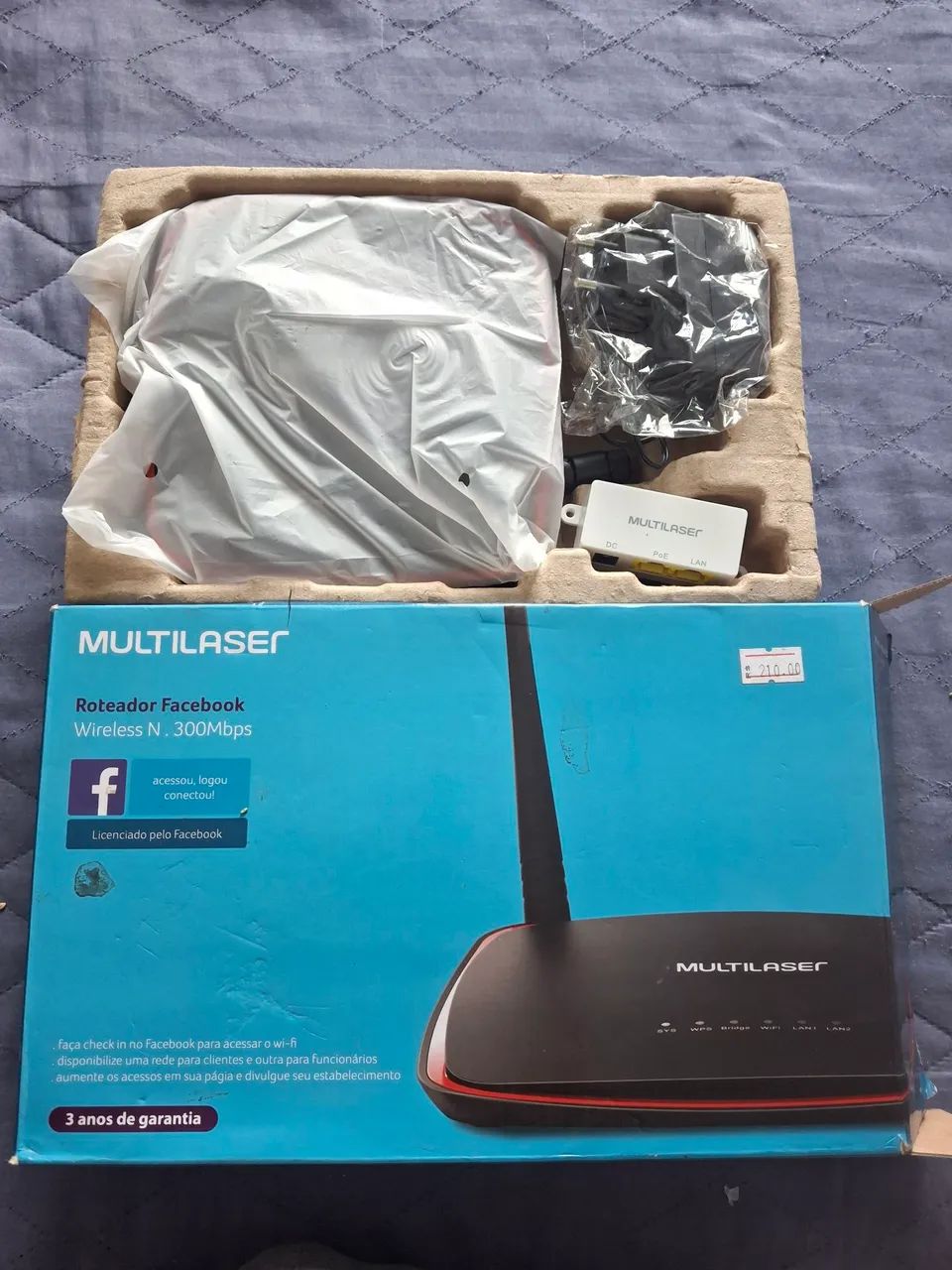 Roteador novo pra vender nunca usado comprado recente 