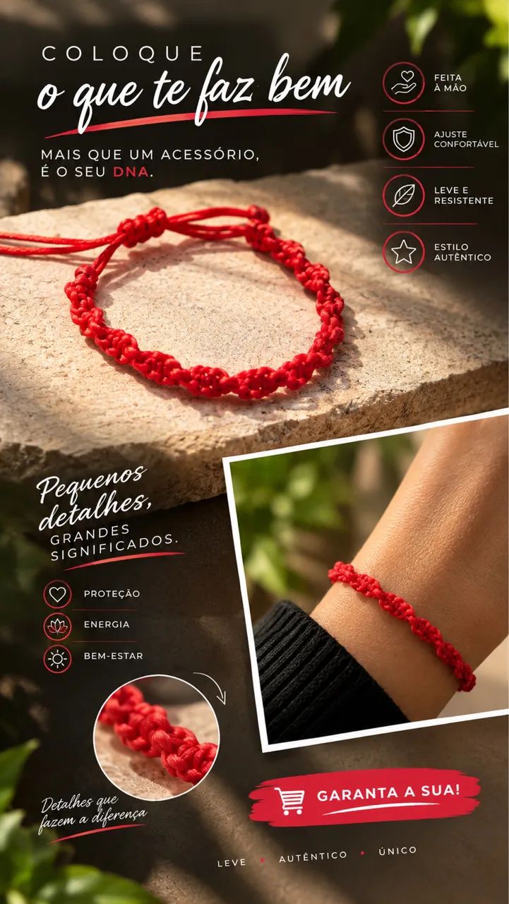 Pulseira de Macrame 