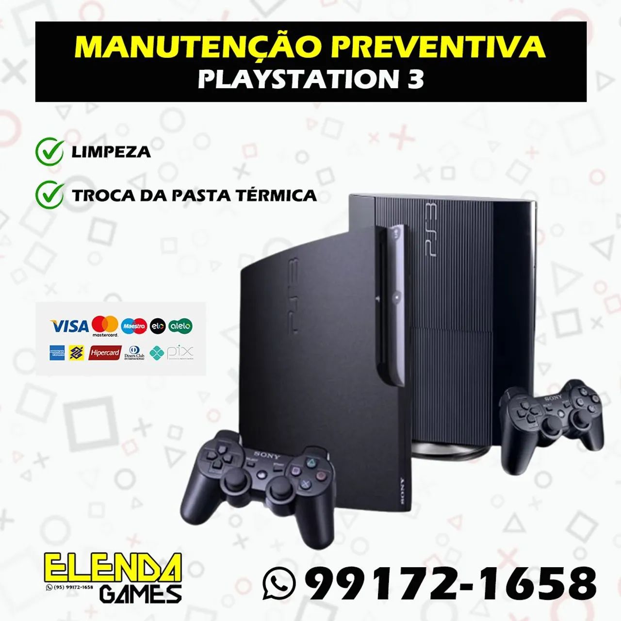 Limpeza e troca da pasta térmica de PS3