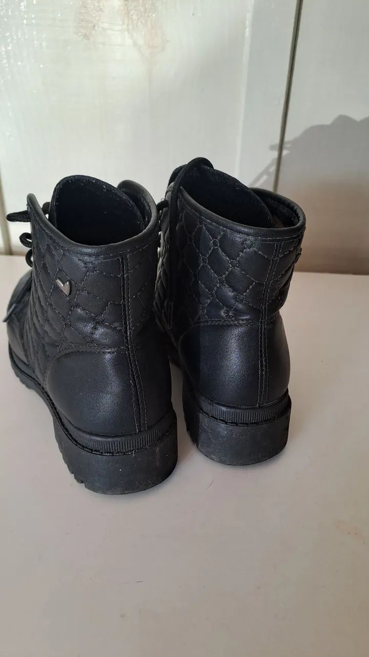 Bota Feminina Preta 34 - Foto 5