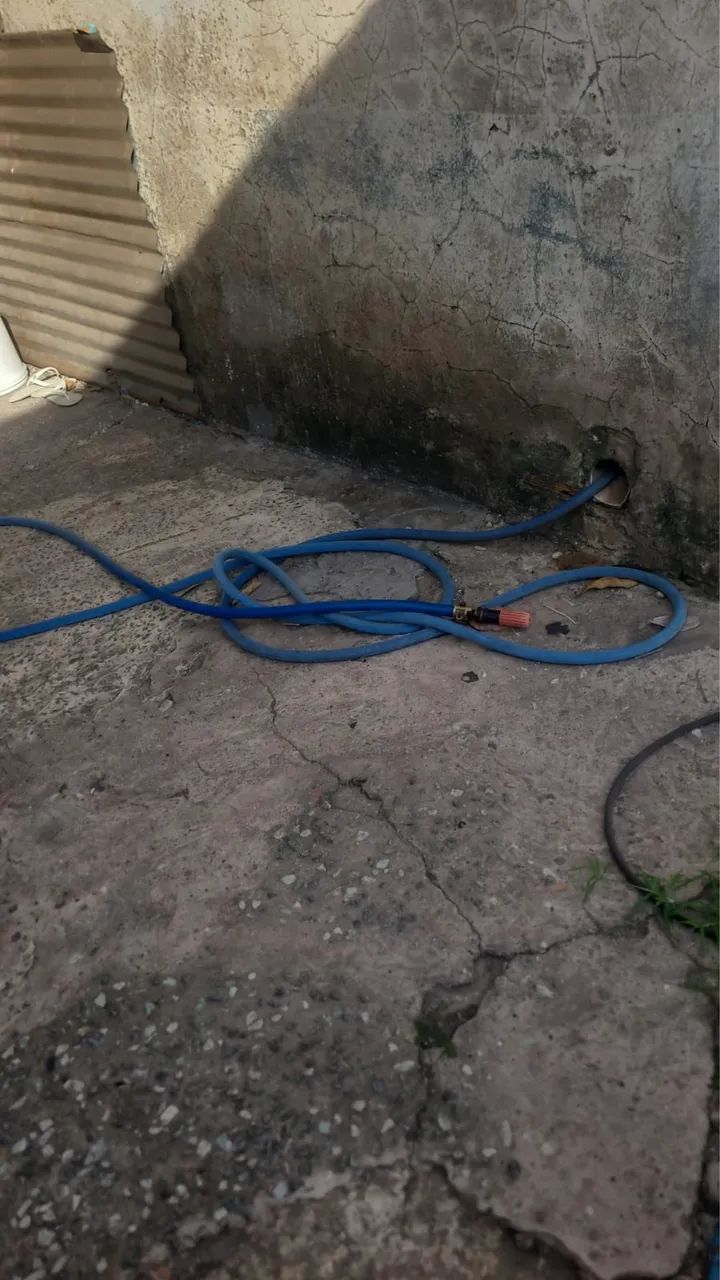 Compressor de ar e lavadora de lava jato 