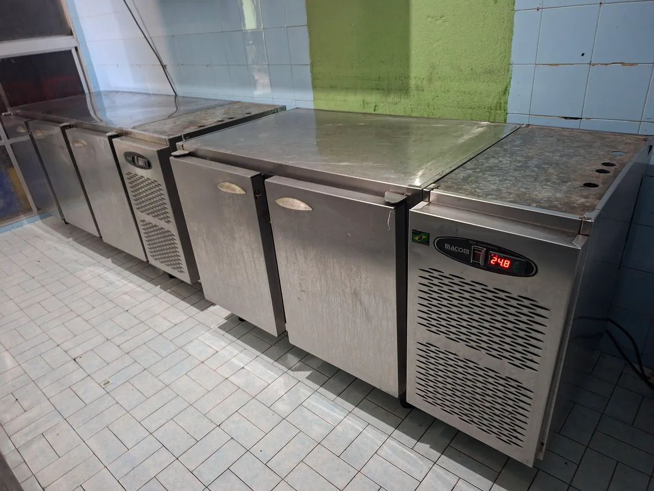 Balcões em aço inox refrigerada. - Foto 2