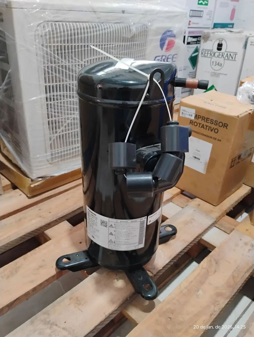 COMPRESSOR SCROLL PANASONIC C-SB371H6A R22 220v - Foto 2