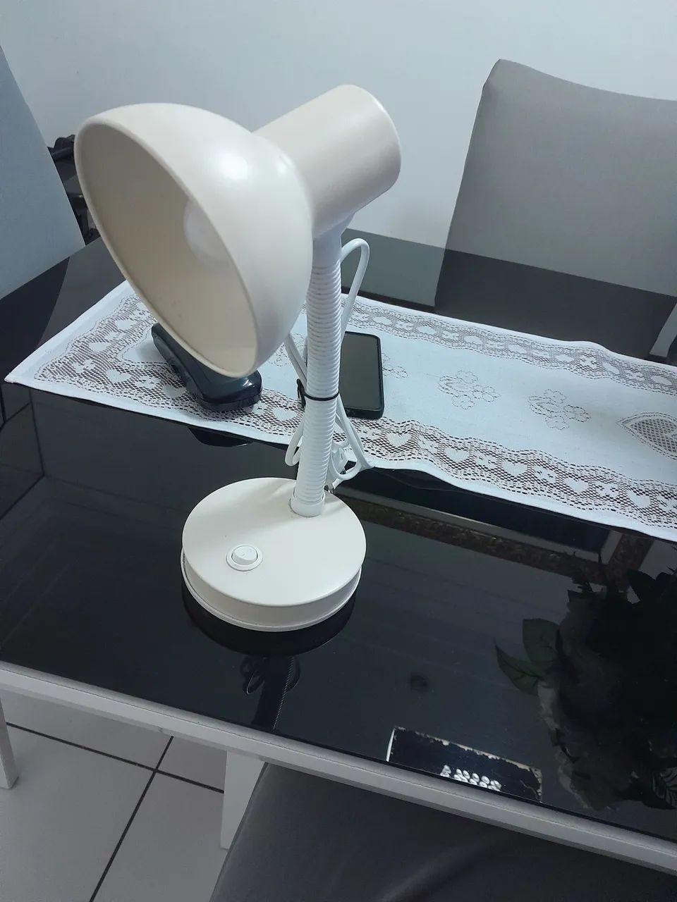 Luminária de mesa viking articulada 