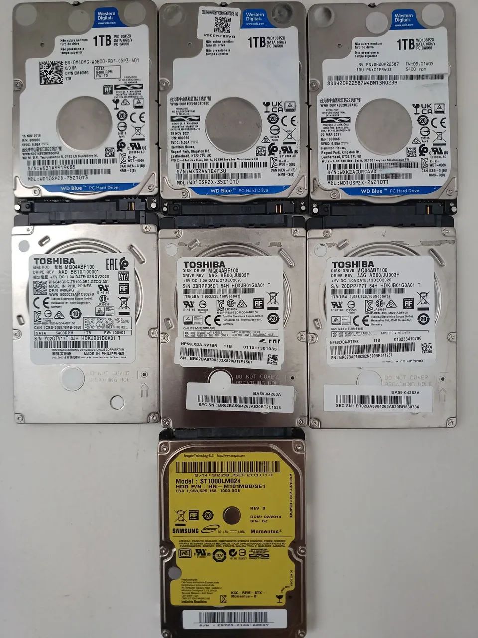 7 hds 1tb notebook 100% saudável  - Foto 2