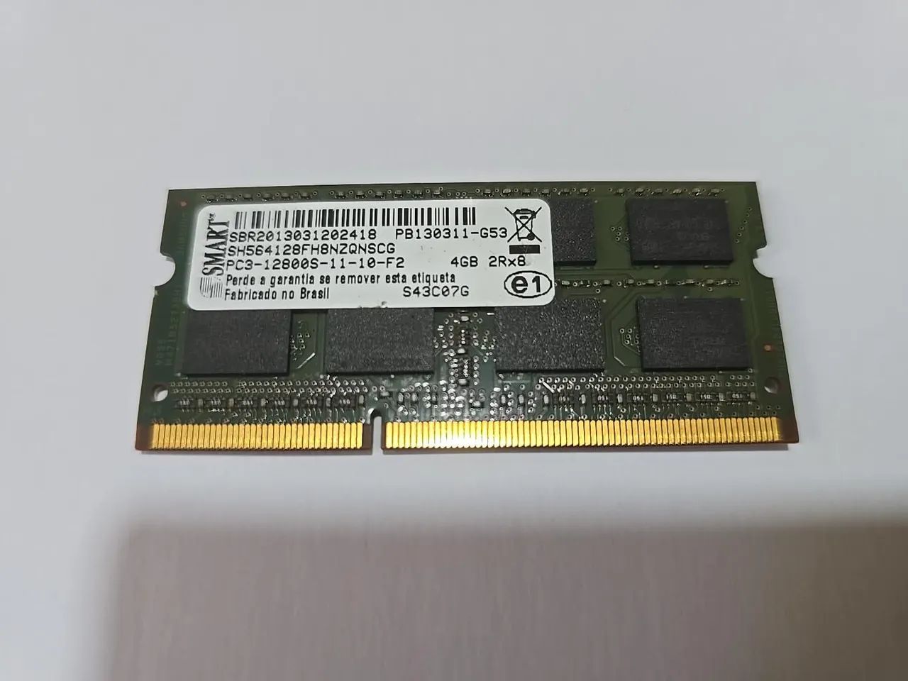 Memória RAM SMART 4GB DDR3 1600MHz PC3-12800S para Notebook - Foto 2