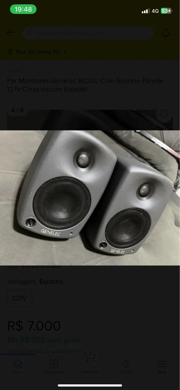 Monitor de referência Genelec 8020C - Foto 4