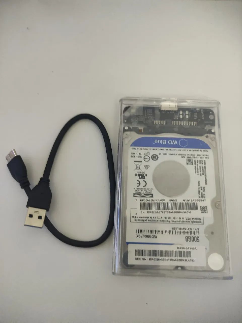 HD externo de 500 GB USB 3.0 marca wd 