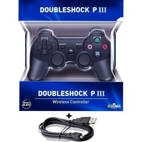 Controle PS3 com fio e sem fio  - Foto 2