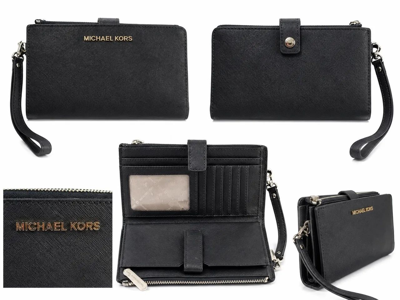 Carteira Michael Kors Original Azul Marinho - Usada 