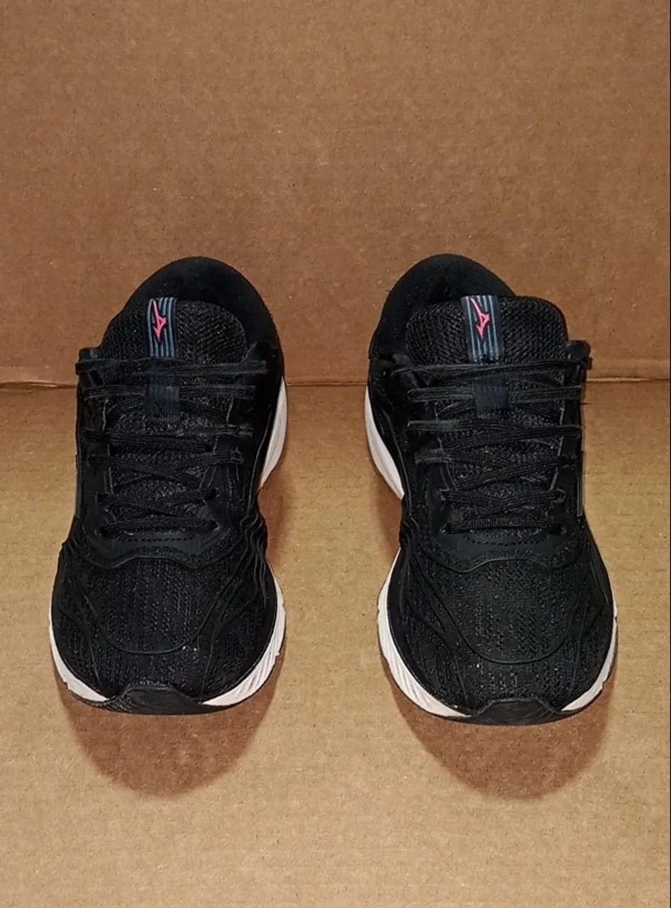 Tênis Mizuno Connect Feminino Original Preto Azul Academia Corrida