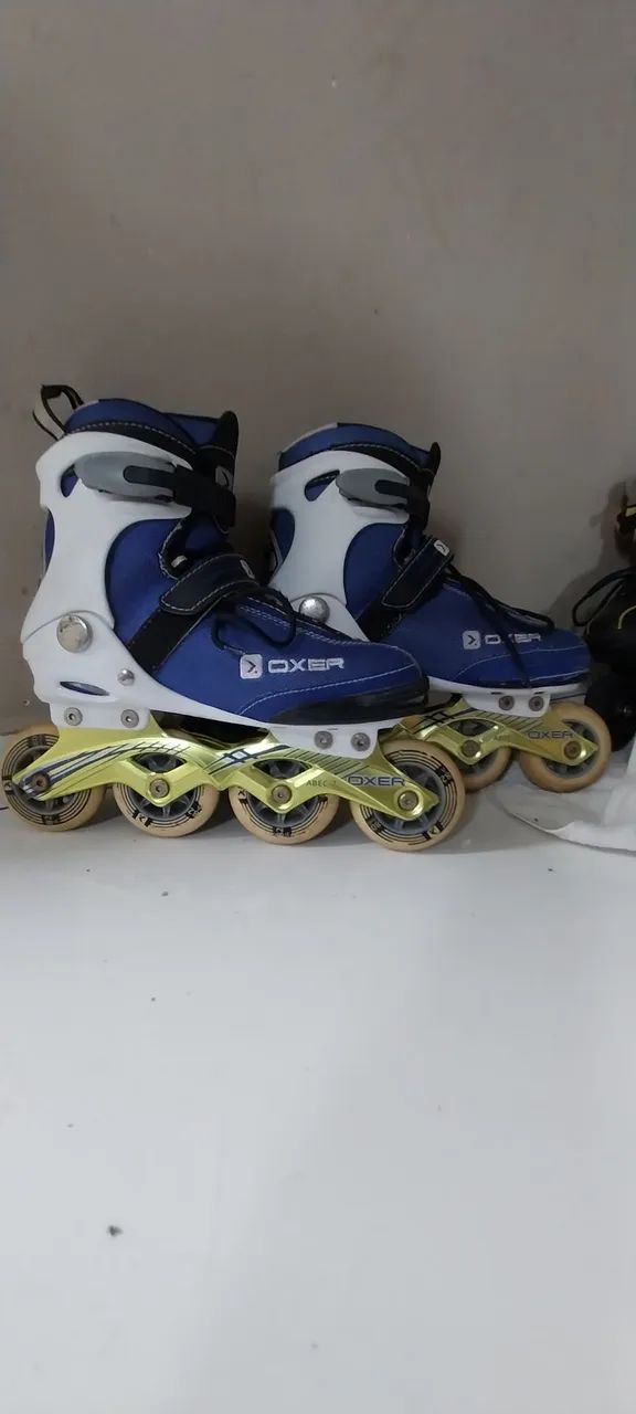 Patins oxer rolamento abec-7 diversão garantida para toda família.  - Foto 4