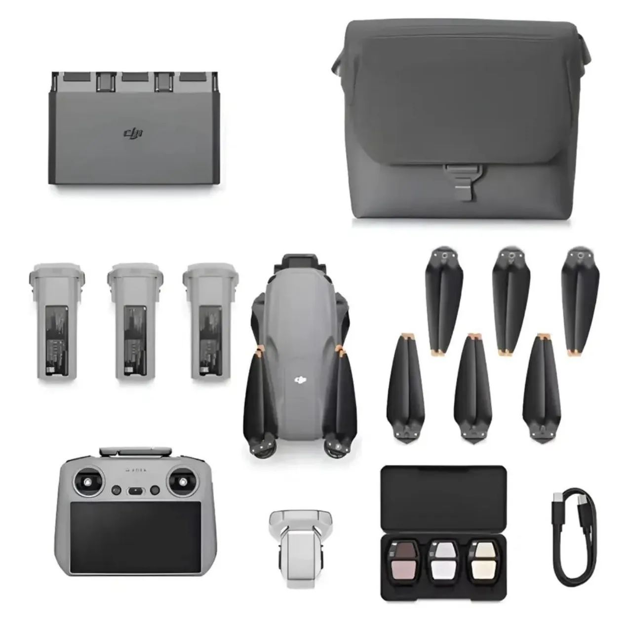 Drone profissional Air 3S combo fly - Foto 4
