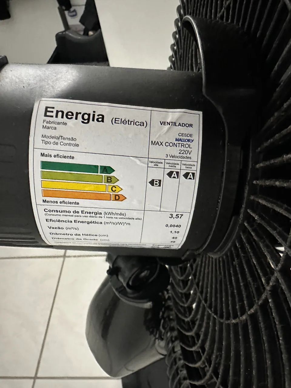Ventilador MALLORY - Foto 3