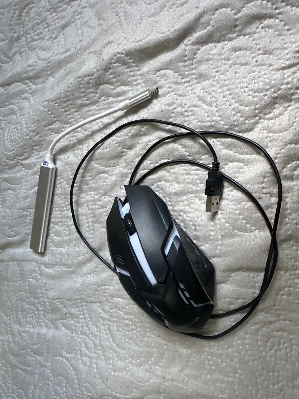 Teclado game + cabo  USB 3 entradas  - Foto 5