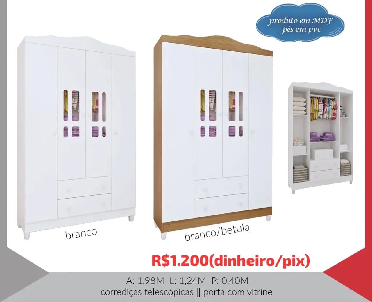 Guarda Roupa Pinheiro