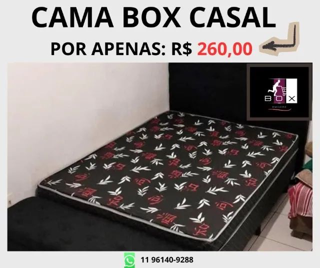 cama box casal (promoção)