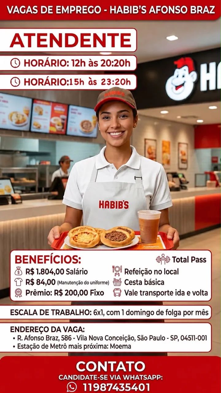 Vaga de emprego registrado