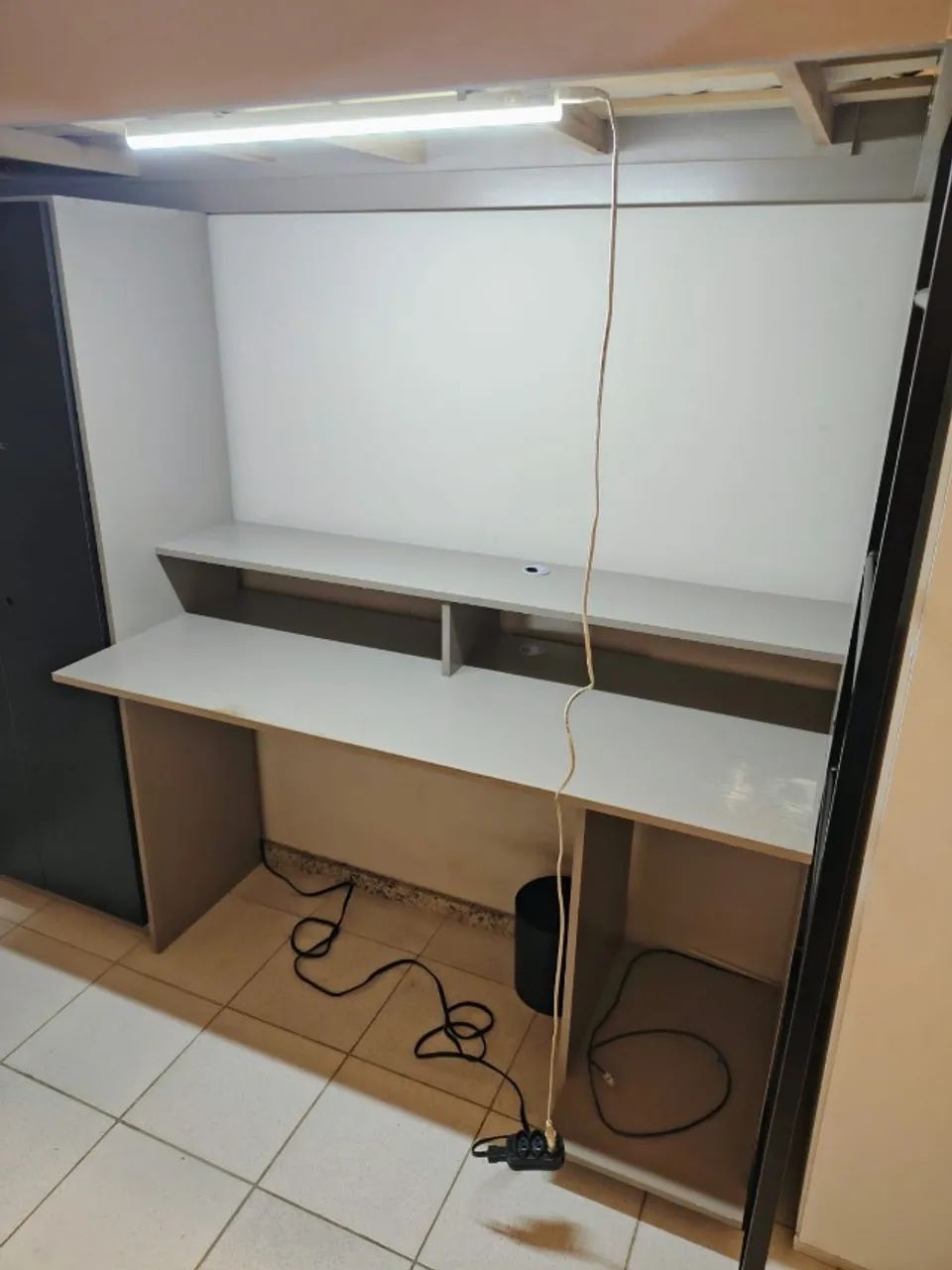 BELICHE GAMER POLITORNO COM ÁREA DE TRABALHO E COM COLCHÃO USADO - Foto 5