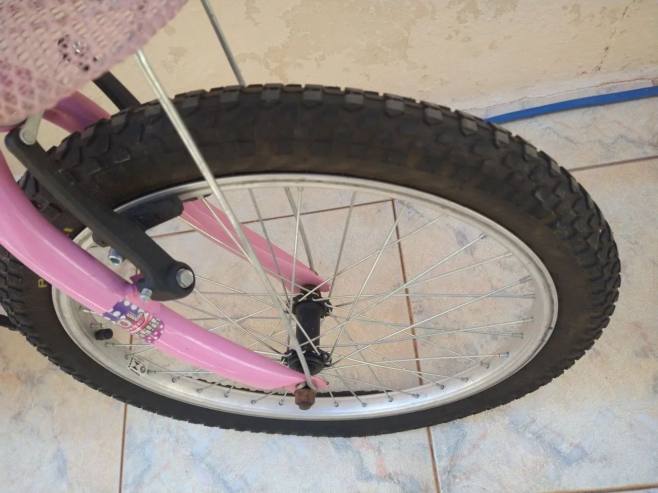 Bicicleta aro 20 menina - Rosa  - Foto 3