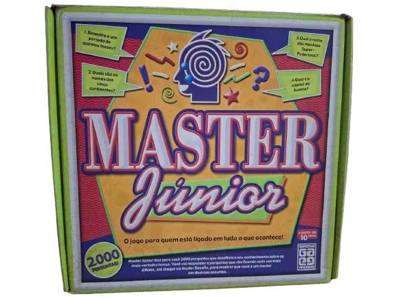 Master Junior da GROW,   VERSÃO CLÁSSICA DE COLECIONADOR -  EM EXCELENTE ESTADO