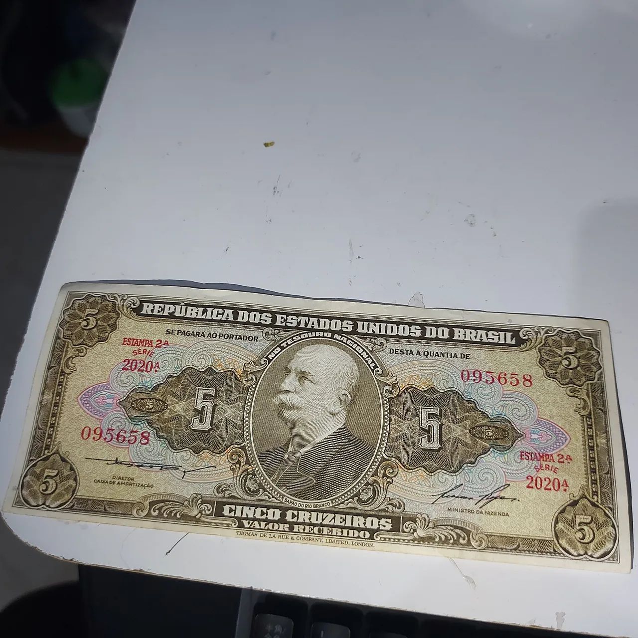 Nota cinco cruzeiro 
