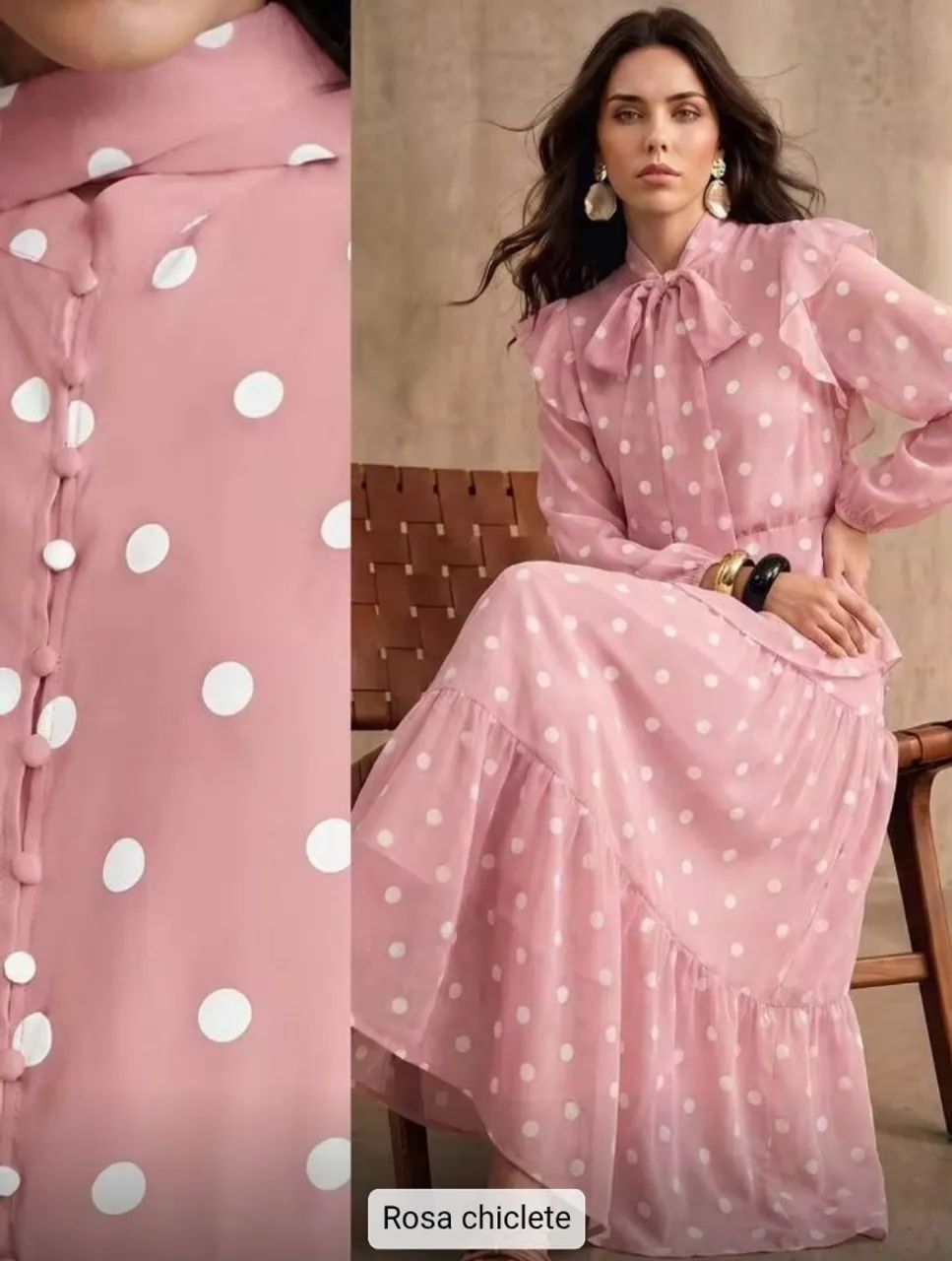 Conjunto de saia rosa  - Foto 2
