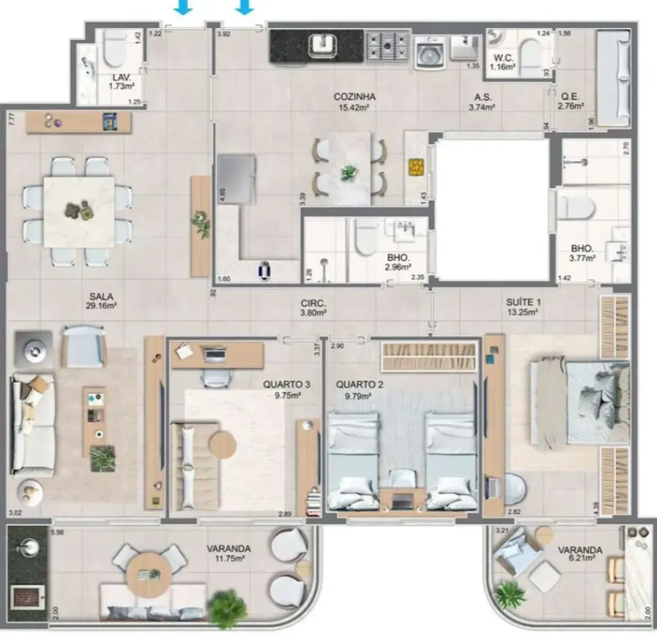 PLANTA 127m²