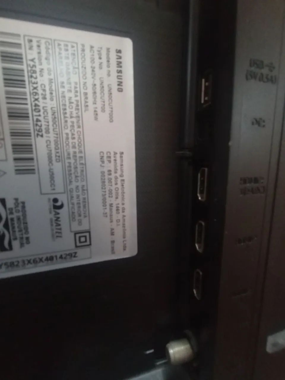 TV SAMSUNG 50' COM DEFEITO  - Foto 3
