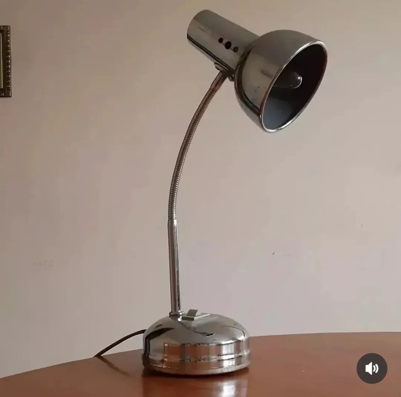 Luminária de Mesa Anos 70