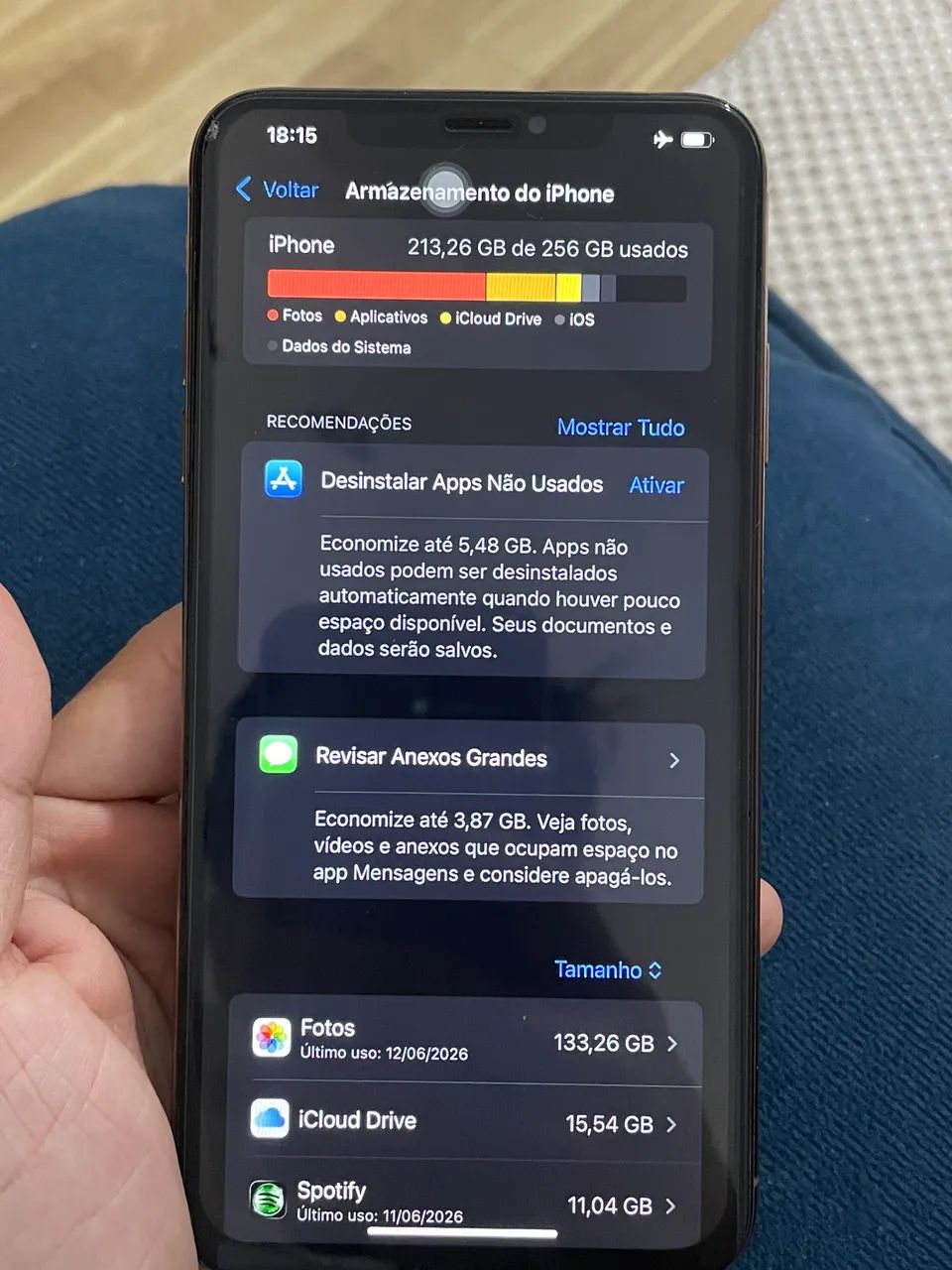 iPhone XS Max 256 GB - Dourado  - Foto 5