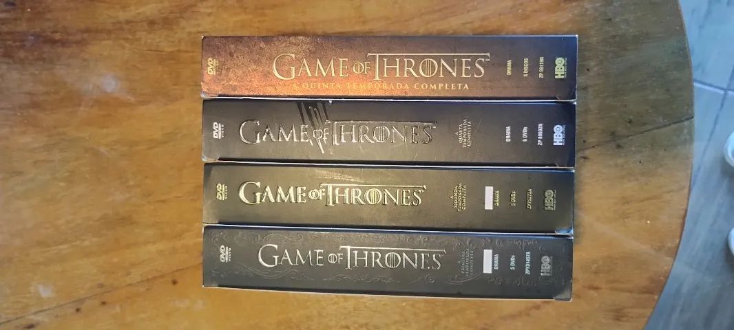DVD box Game Of Thrones 1ª 2ª 4ª e 5ª temporadas completas - DVD