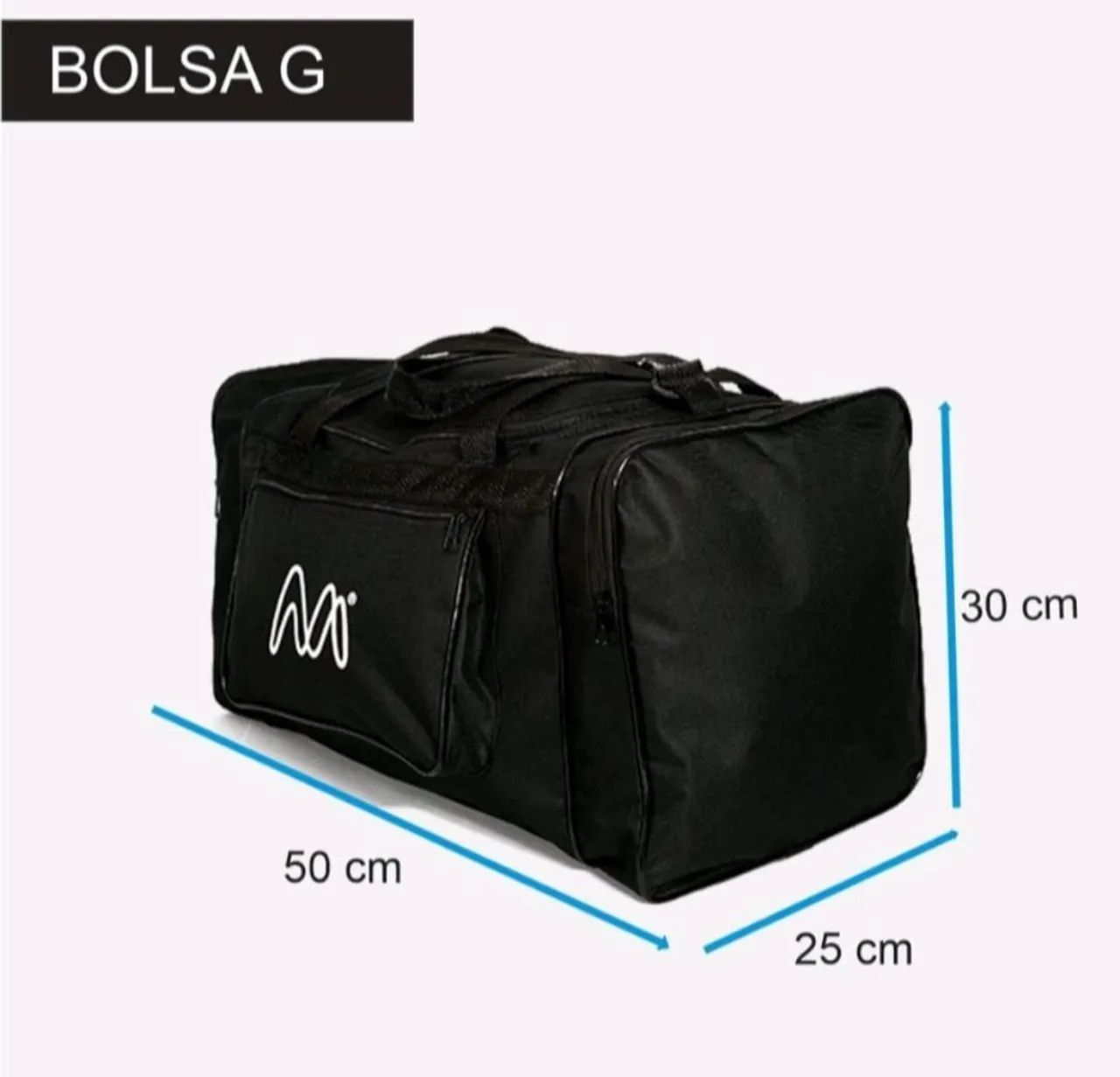 Bolsa de Viagem Grande - 50x30x25cm - Foto 5