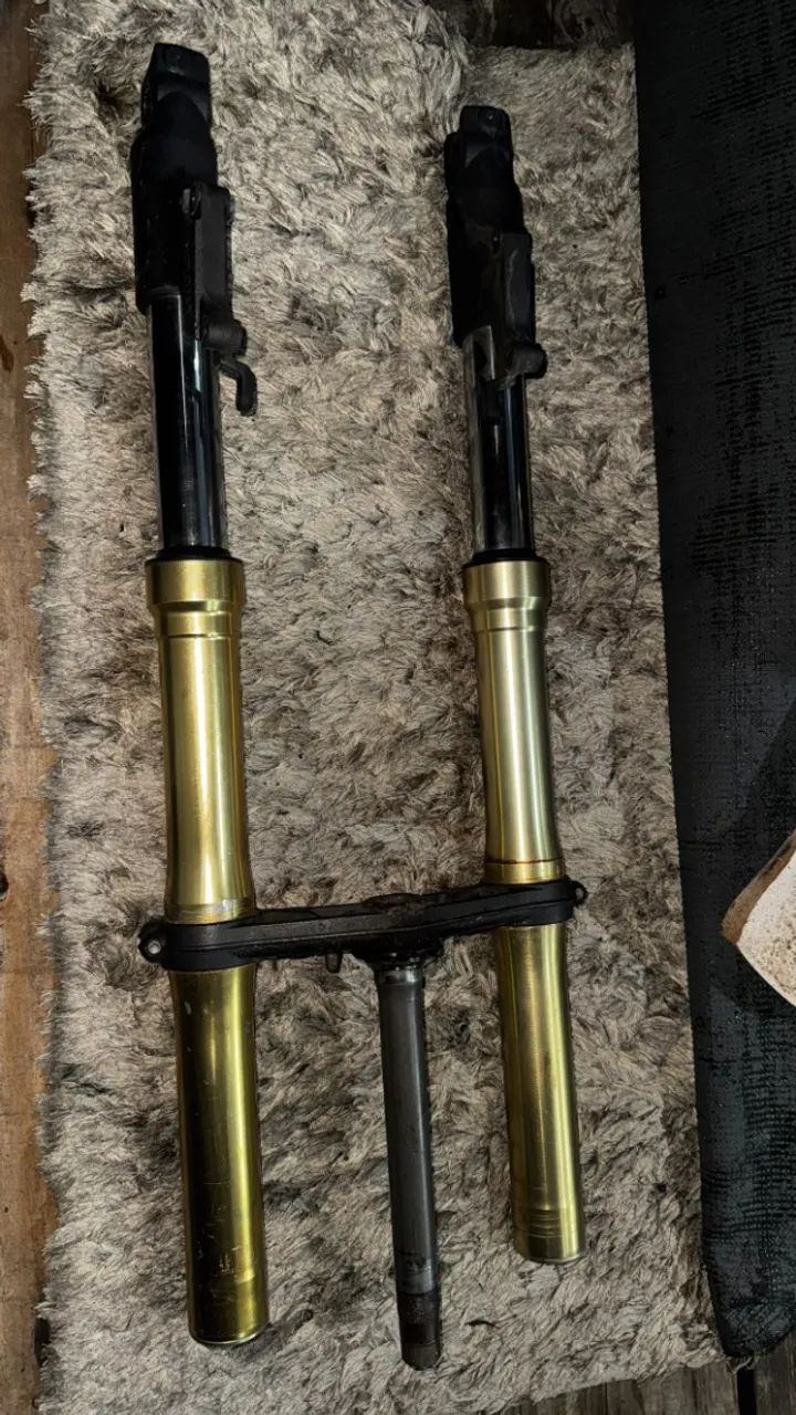 Bengalas Dianteiras + Mesa Inferior Hornet Cb600f 08-14 (Usado)